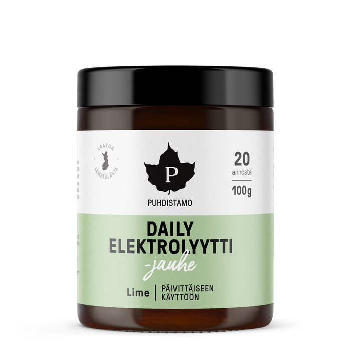 Daily Elektrolyyttijauhe Lime - 100 g