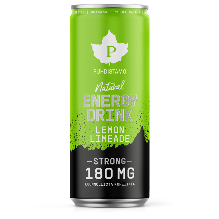 Natural Energy Drink Lemon Limeade Strong - 330 ml