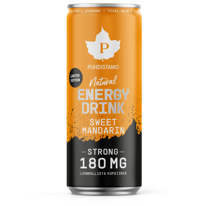 Natural Energy Drink Sweet Mandarin Strong - 330 ml