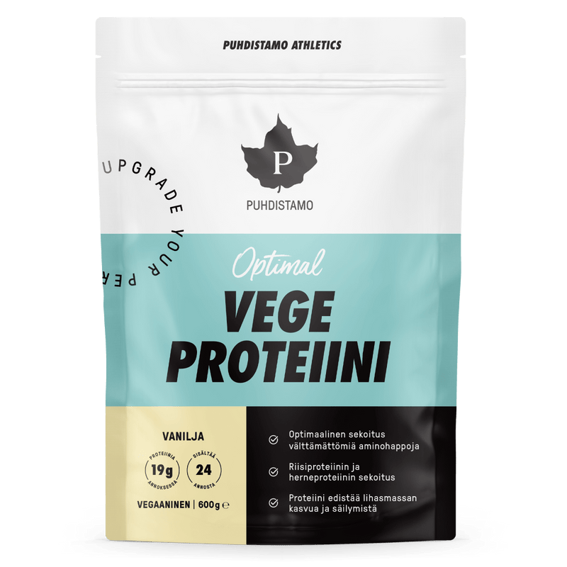 Optimal VEGE Proteiini - Vanilja 600 g